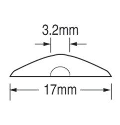 Diamantvijl Conisch 3 inch fijn (40 micron)