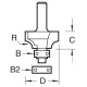 46/140X8MMTC Kwartrond- Duivejager 9.5mm