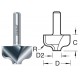 19/62X1/4TC Infrees- Profielfrees Ogee