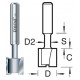 35/2X1/4TC T-Groeffrees kabels Rond