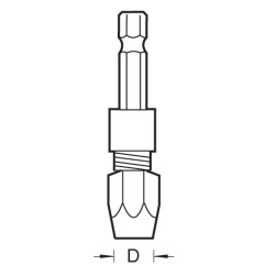 SNAP/ADP/6MM Snappy Spantang Adaptor 6mm, 5st.