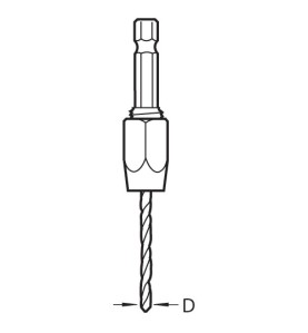 SNAP/D/6MM Snappy Quick Release boor 6mm