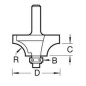 C083 x8mm afrondfrees