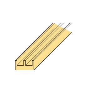 Miniatuurfrees Two flute DH/03X8MMTC