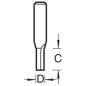 CraftPro M1 Groeffrezen 1/2 inch 5-delig