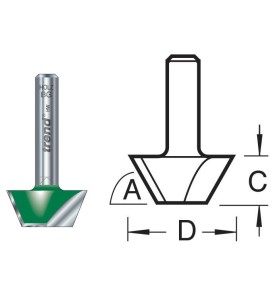 45° Afschuinfrees C048X1/4TC