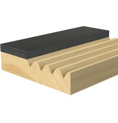 60°x12.7mm V-Groeffrees met lager C044BX1/4TC