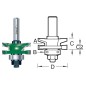 C157 Profiel- en contraprofiel Bevel (1/2 inch) C157 Profiel- en contraprofiel Bevel (1/2 inch)
